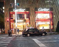 銀座のCartier店